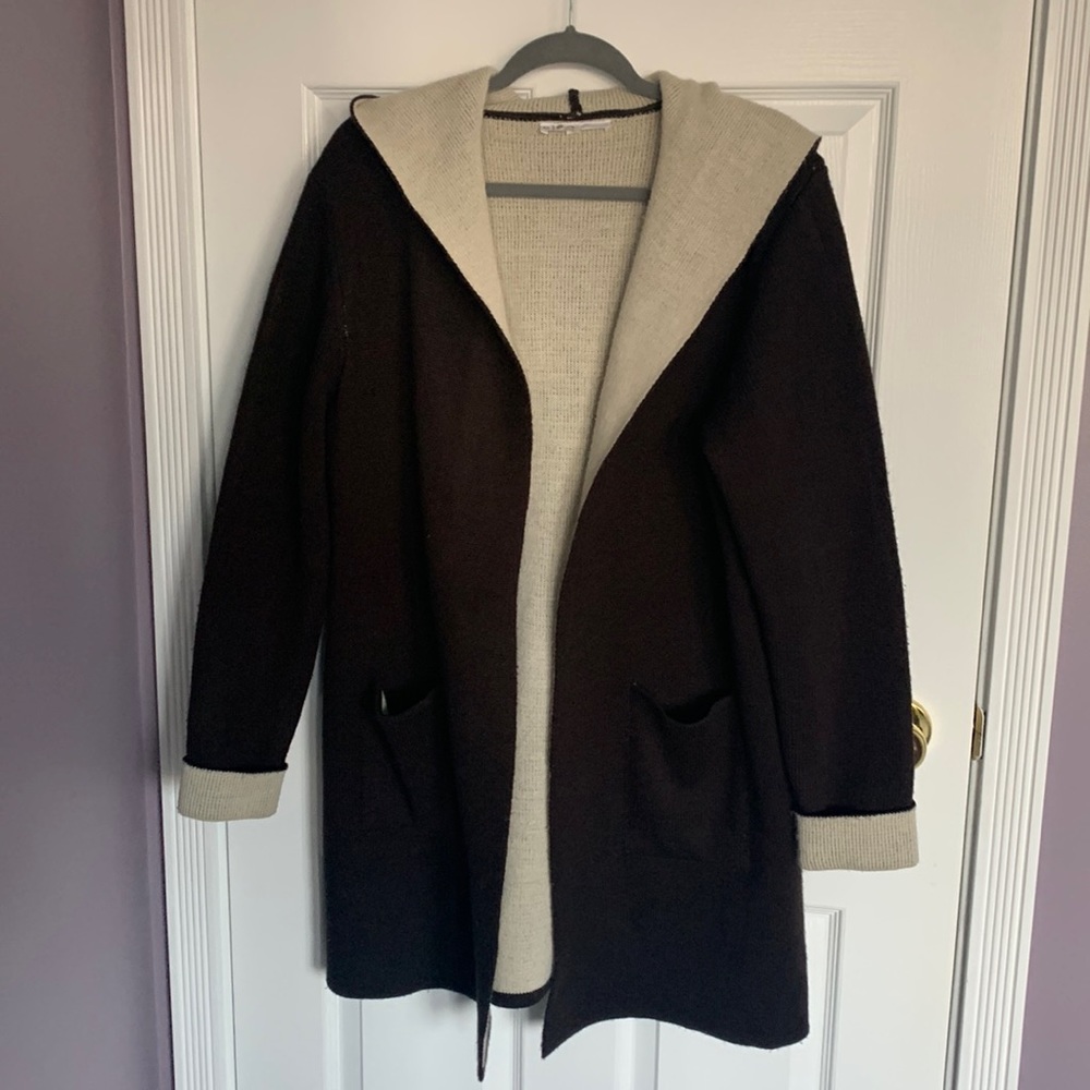 Cardigan open